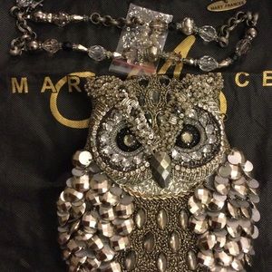 **L 👀K** Mary Francis “WISDOM” OWL handbag purse